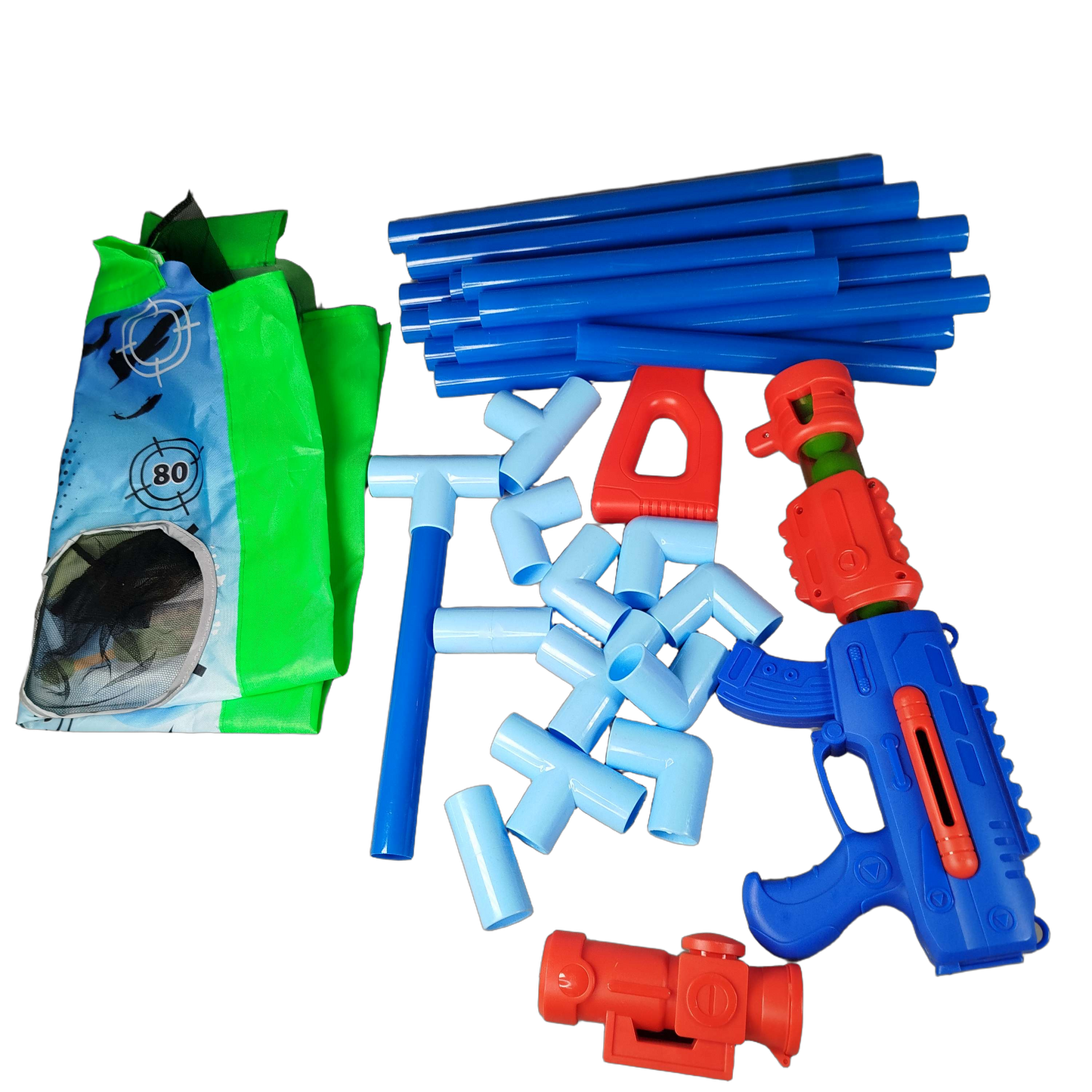 Bundle Wurfspiel Set von 3 Ziel & Wasserpistolen