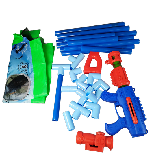 Bundle Wurfspiel Set von 3 Ziel & Wasserpistolen