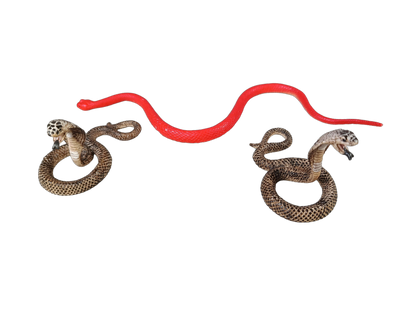 Bundle Tiere & Insekten Schlange Krokodil Set von 9 Figuren