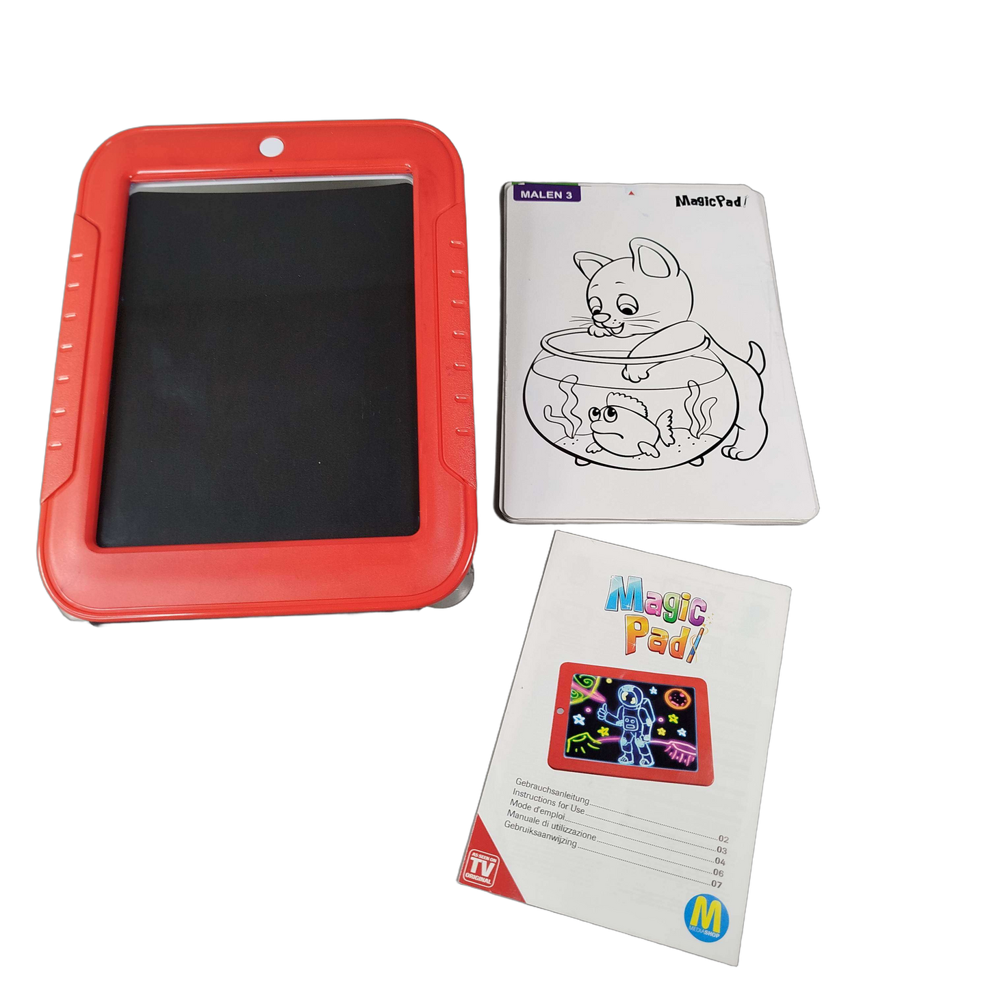 MediaShop Magic Pad Zeichen-Tablet mit Leuchtfunktion