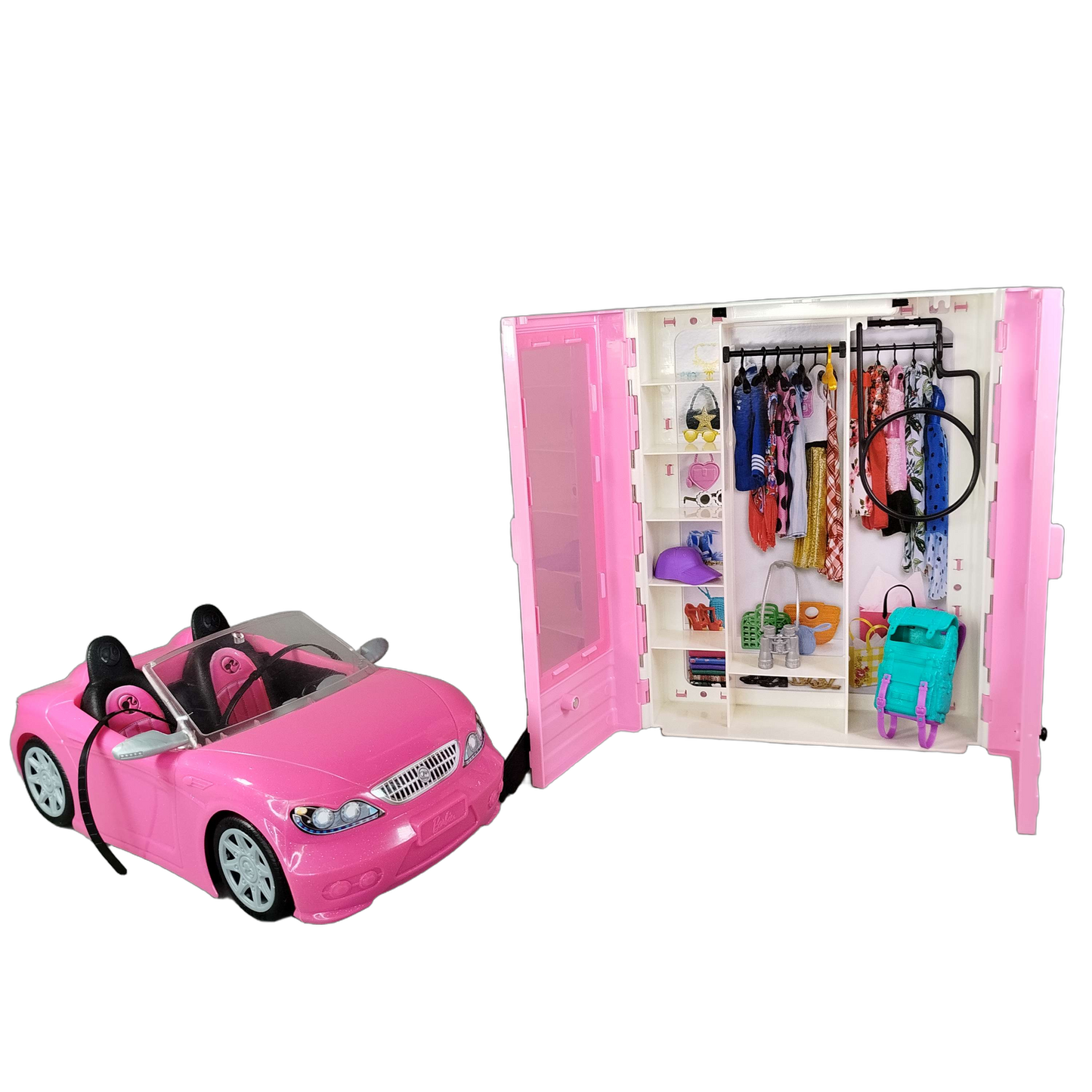 Mattel Bundle Barbie Cabrio & Schrank