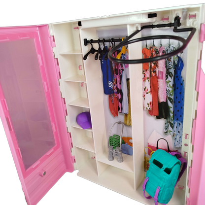 Mattel Bundle Barbie Cabrio & Schrank