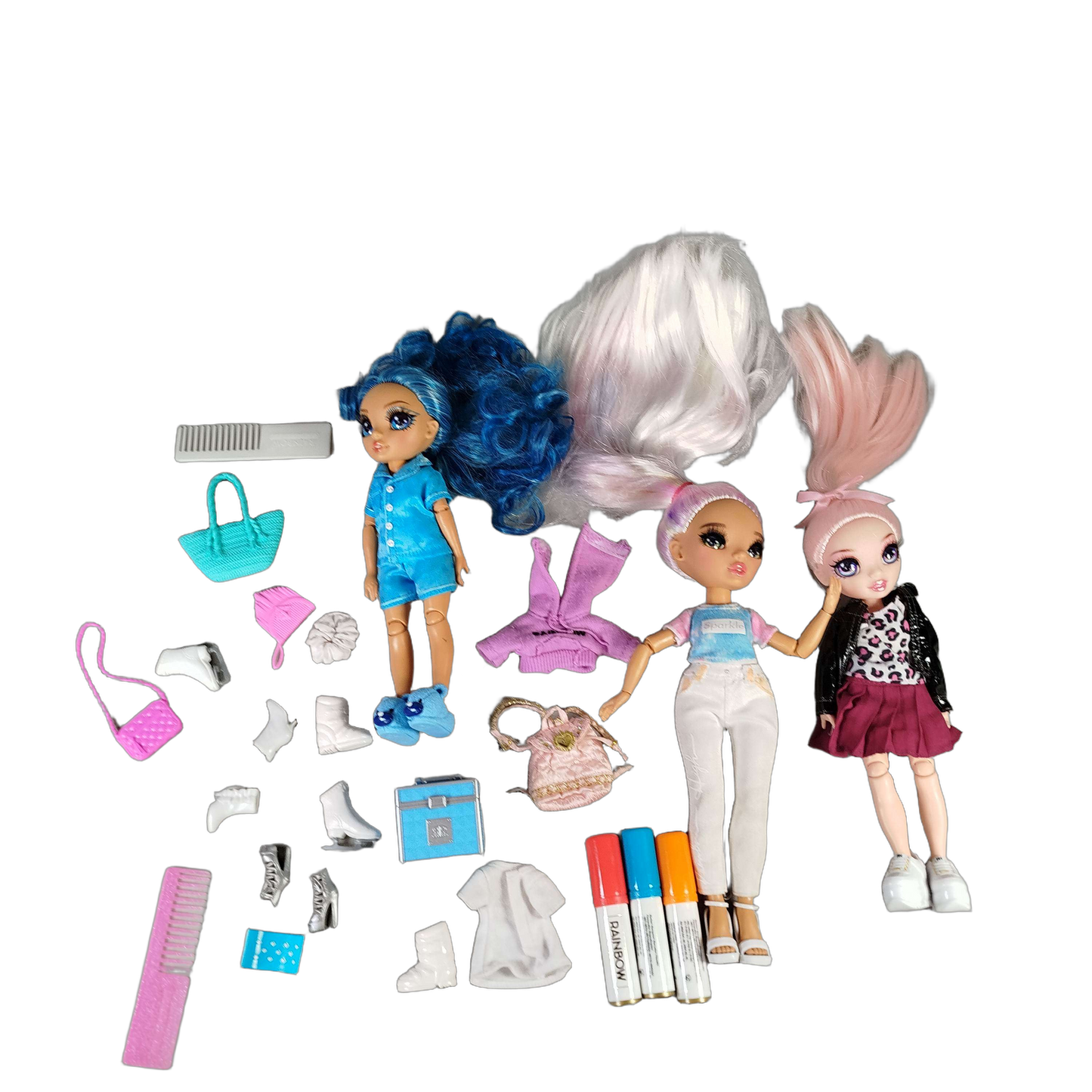 MGA Entertainment Bundle Modepuppen 3x Puppen & Zubehör