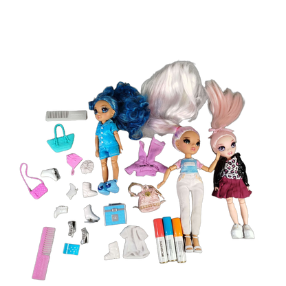 MGA Entertainment Bundle Modepuppen 3x Puppen & Zubehör