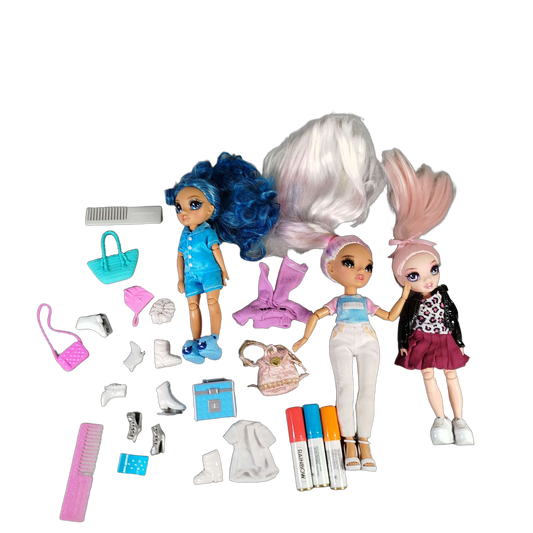 MGA Entertainment Bundle Modepuppen 3x Puppen & Zubehör