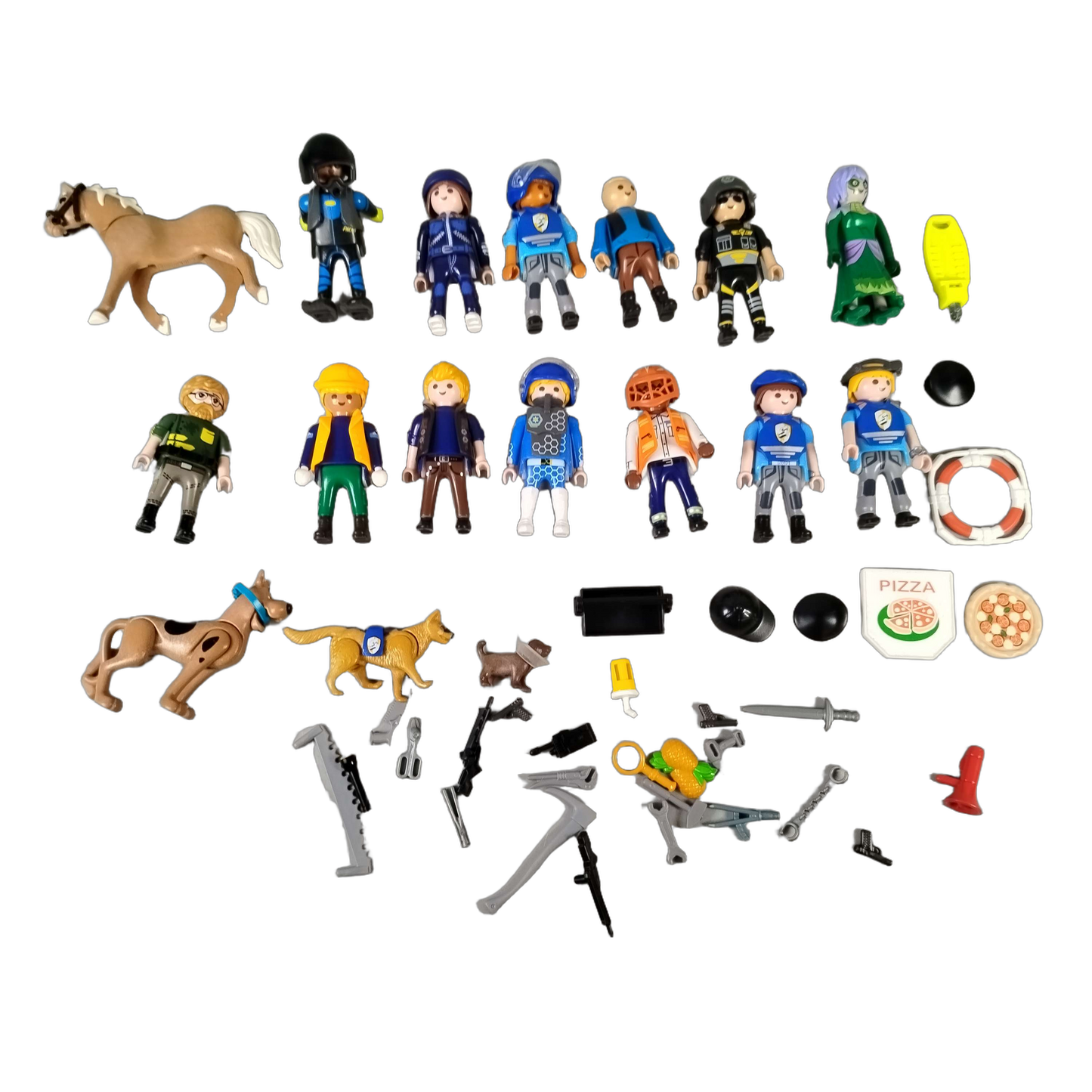 Playmobil Bundle Polizei Figuren, Tiere & Zubehör Pferd & Hunde
