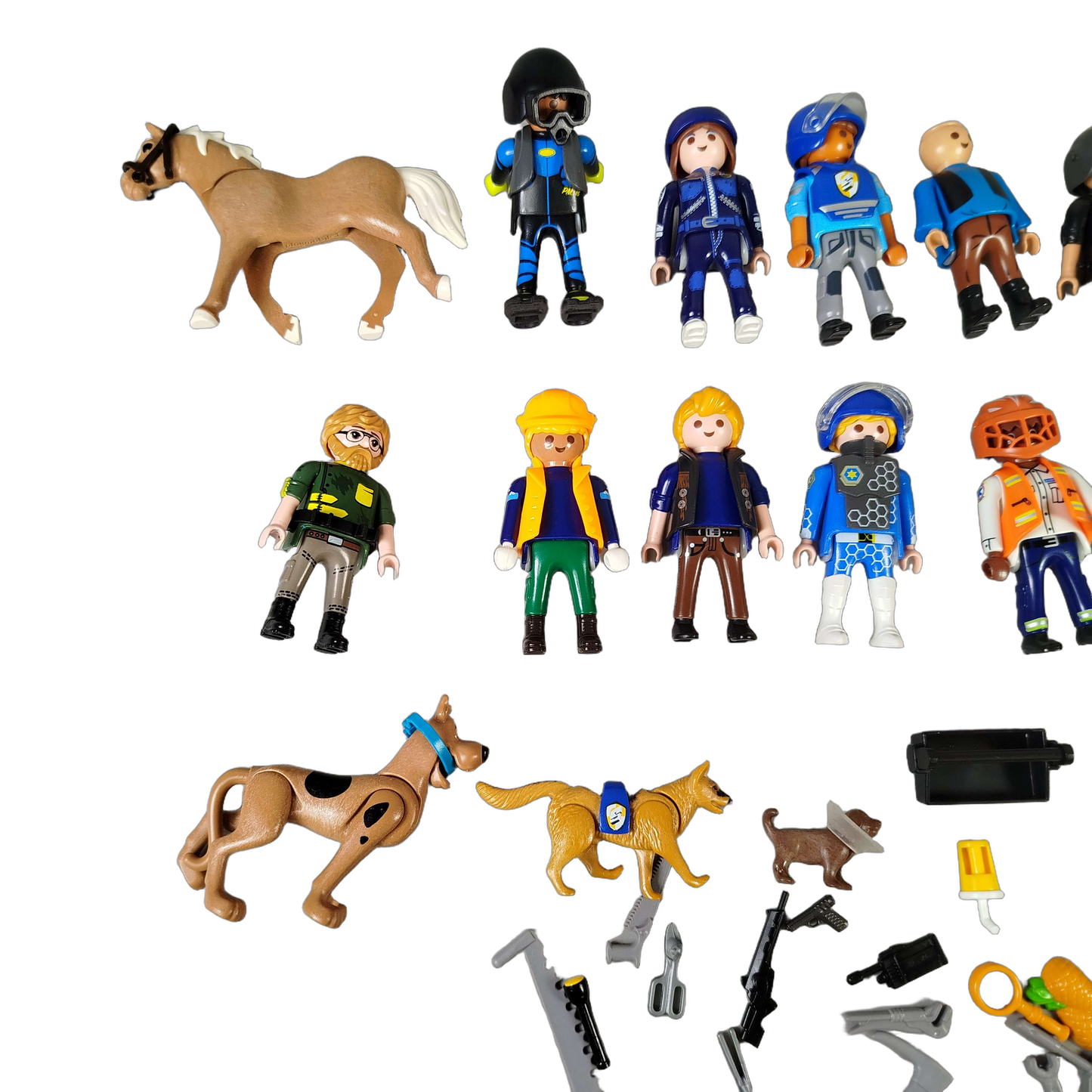 Playmobil Bundle Polizei Figuren, Tiere & Zubehör Pferd & Hunde