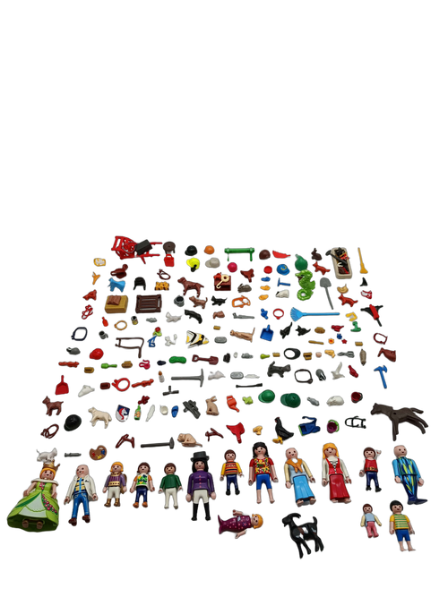 Playmobil Bundle Set von 13 Figuren, Tiere & Zubehör