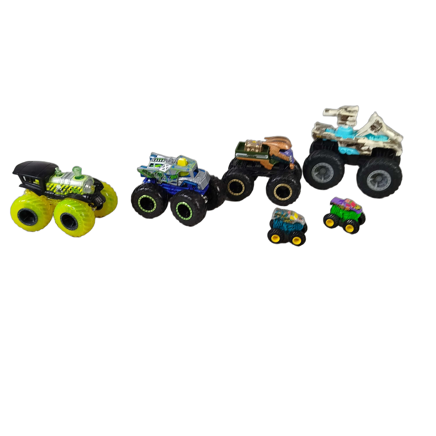 Hot Wheels & Mattel Bundle Monstertrucks Set von 6 Modellautos