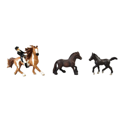 Schleich Tiere Bundle Pferde & Reiter 7 Teile Figuren