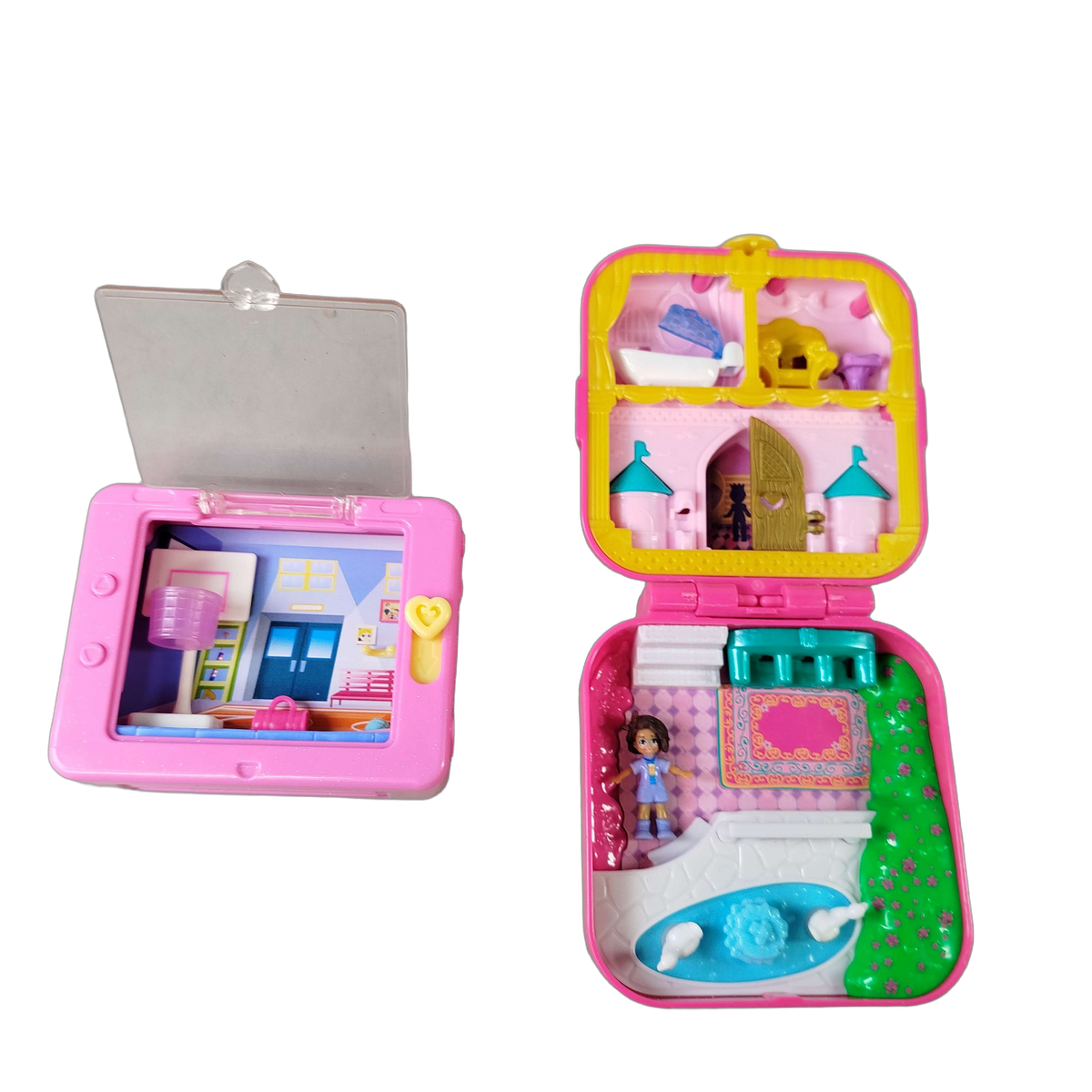 Mattel Bundle Tiny Games, Yellow Stars & Schloss Set von 3 Koffersets