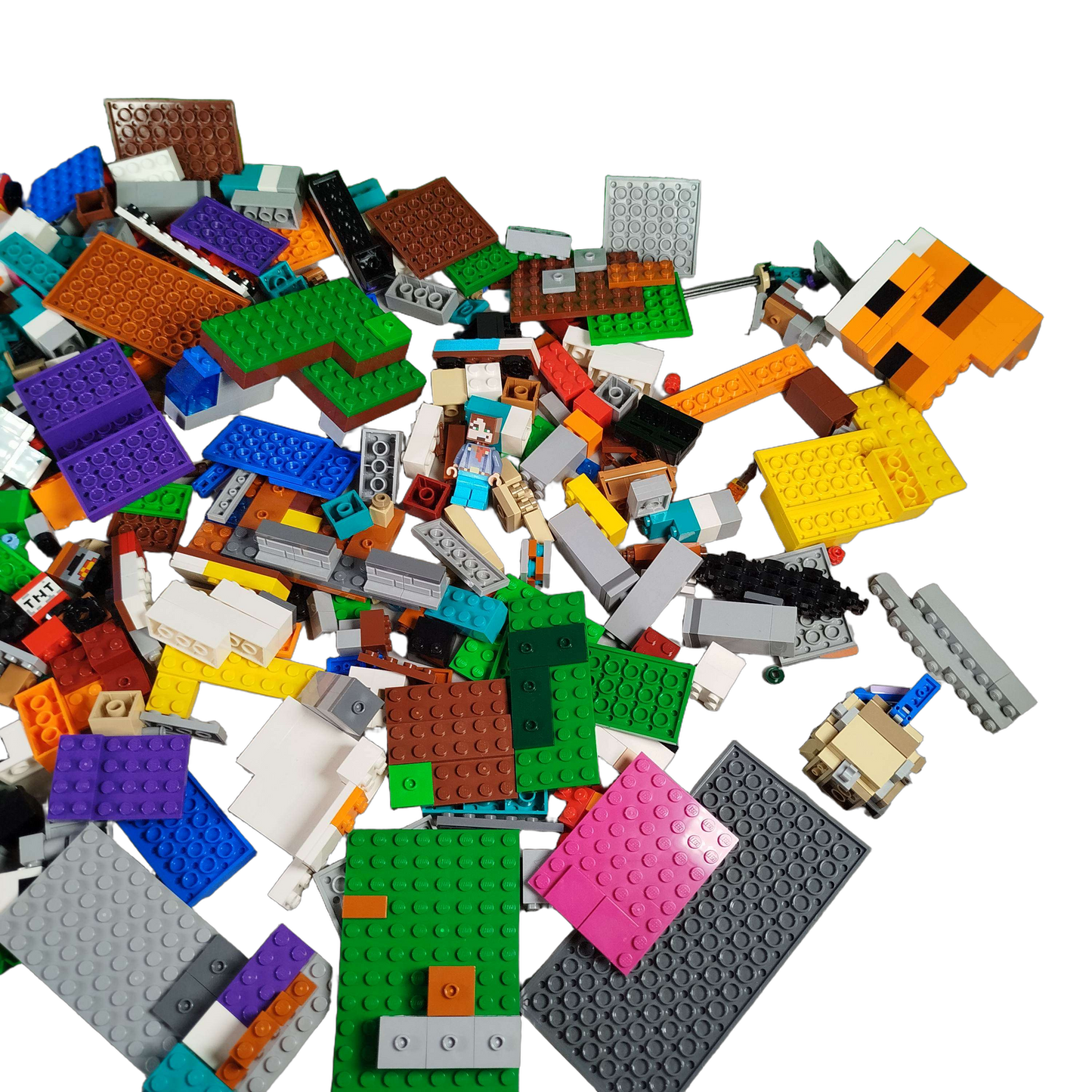 Konvolut LEGO Bausteine & Grundplatten ca. 1,8 kg, ab 6 7 8 Jahre