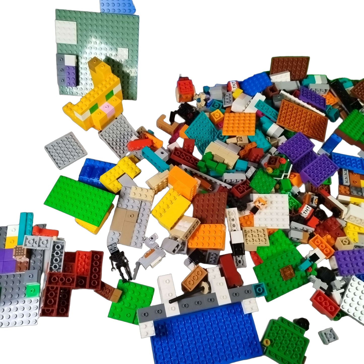 Konvolut LEGO Bausteine & Grundplatten ca. 1,8 kg, ab 6 7 8 Jahre