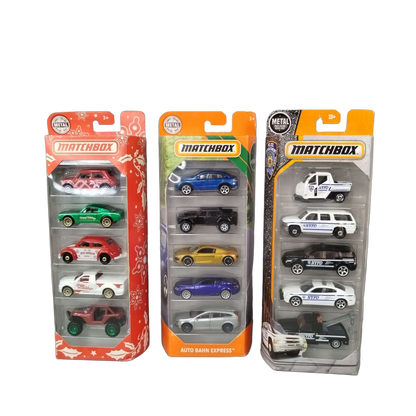 Matchbox Bundle Happy Holidays NYPD 3x Metallautos Neu