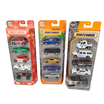 Matchbox Bundle Happy Holidays NYPD 3x Metallautos Neu
