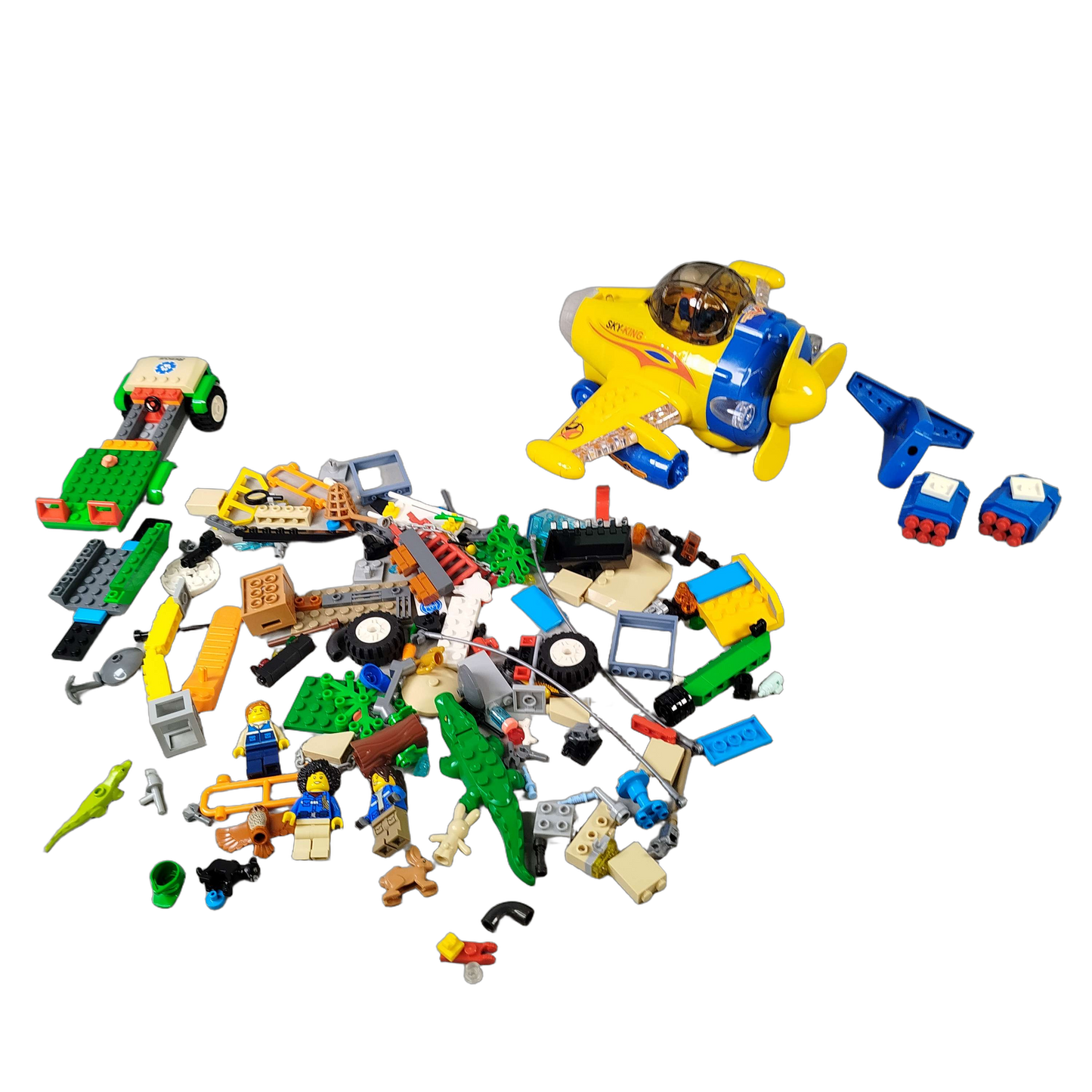 LEGO Bundle Sky King Set Flugzeug Steine & Figuren