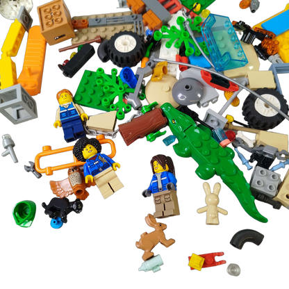 LEGO Bundle Sky King Set Flugzeug Steine & Figuren