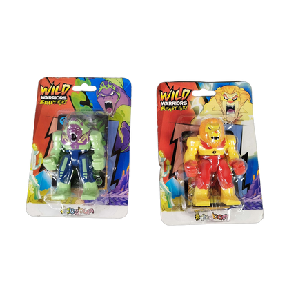 Sbabam Bundle Wild Warriors & Dzikie Bestie Set von 2 Figuren, neu