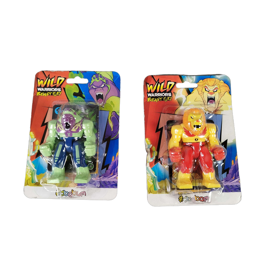 Sbabam Bundle Wild Warriors & Dzikie Bestie Set von 2 Figuren, neu