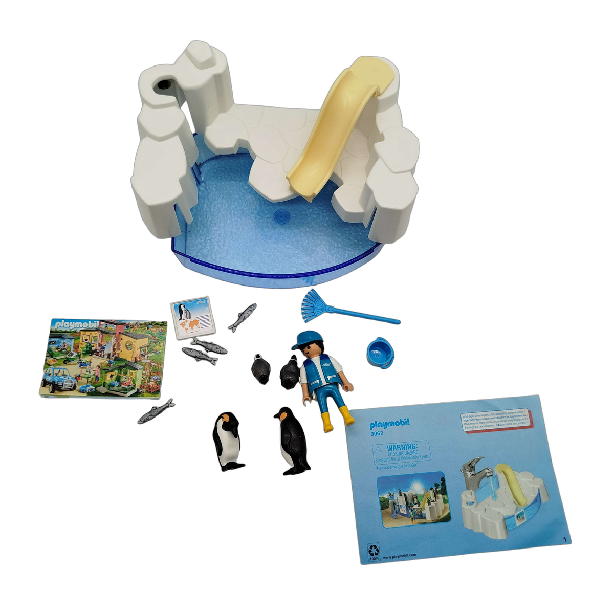 Playmobil Family Fun Pinguinbecken 9062 Set Zoo Gehege
