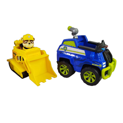 Spin Master Bundle Paw Patrol Set von 4 Fahrzeuge Helikopter