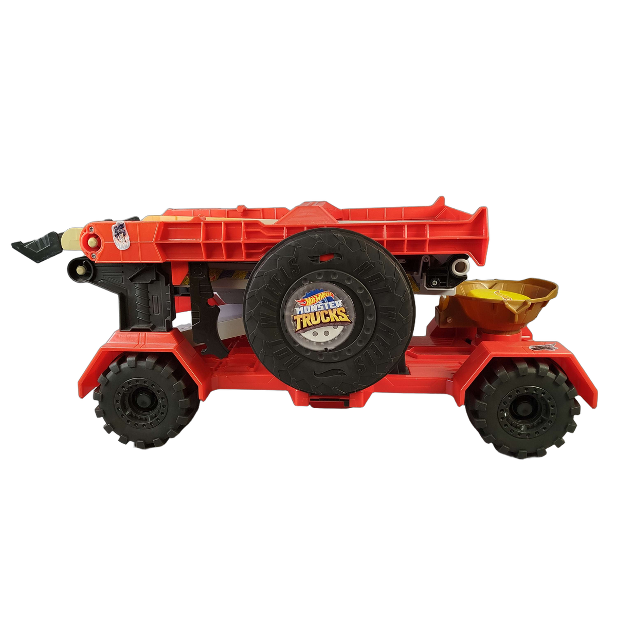 Mattel Hot Wheels Monstertruck-Transporter mit Launcher