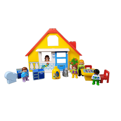 Playmobil Haus mit 6 Figuren & Möbeln Spielset