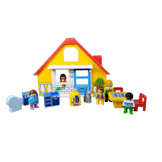Playmobil Haus mit 6 Figuren & Möbeln Spielset
