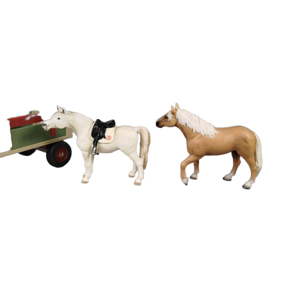 Schleich Tiere Bundle 6 Teile Pferde & Kutsche mit Fahrerfigur