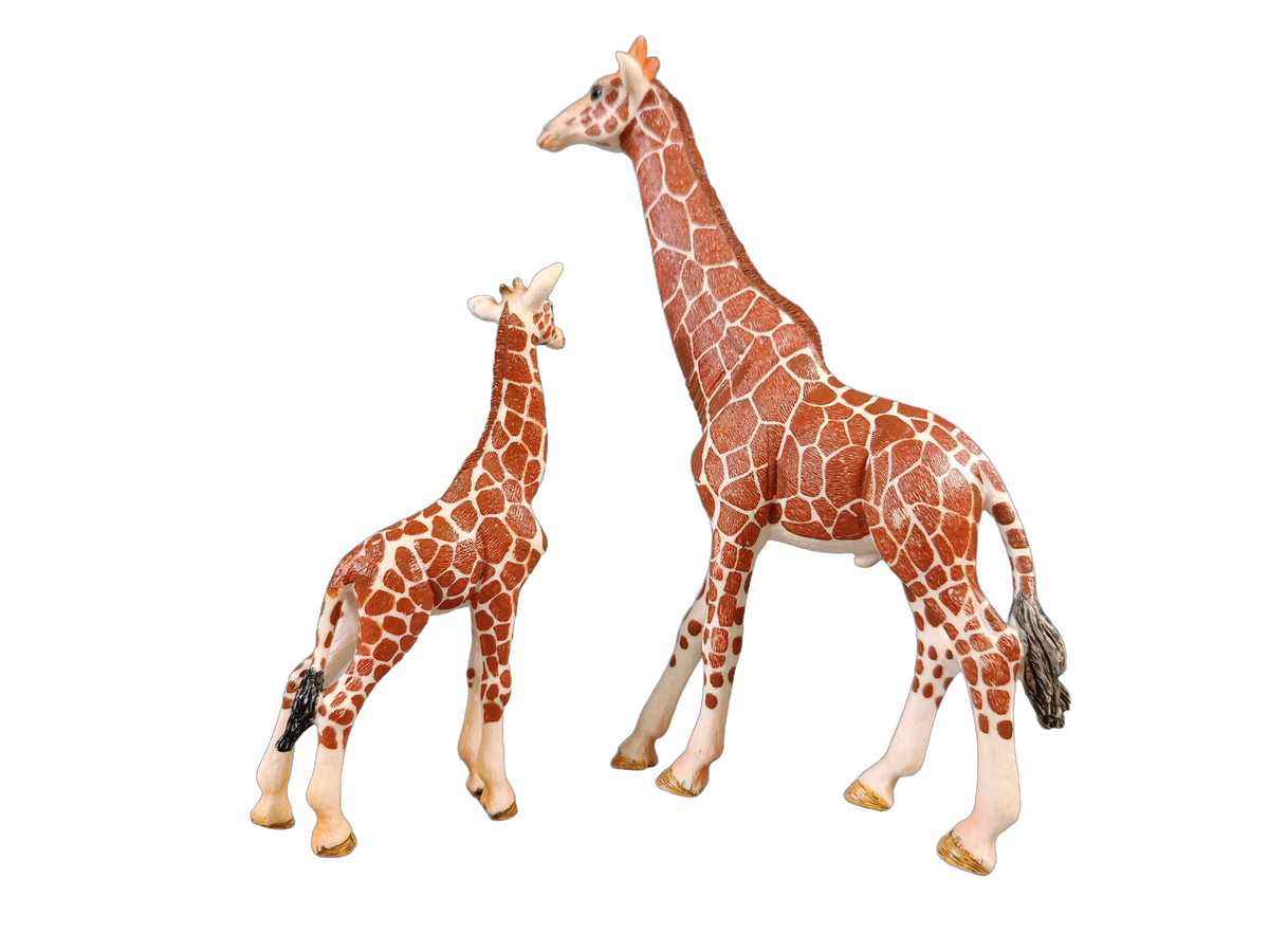 Schleich Tiere Bundle Giraffenfamilie 3 Teile Giraffen Figuren