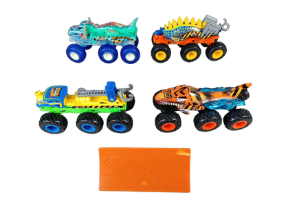 Mattel Bundle Hot Wheels Set von 4 Monstertrucks