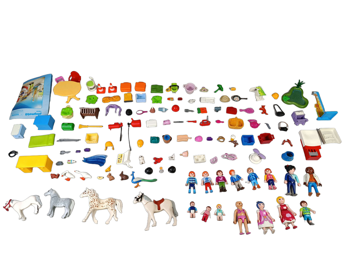 Playmobil Bundle Pferde & Kinderarzt 6950 70034 Figuren & Zubehör