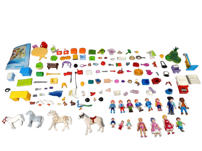 Playmobil Bundle Pferde & Kinderarzt 6950 70034 Figuren & Zubehör