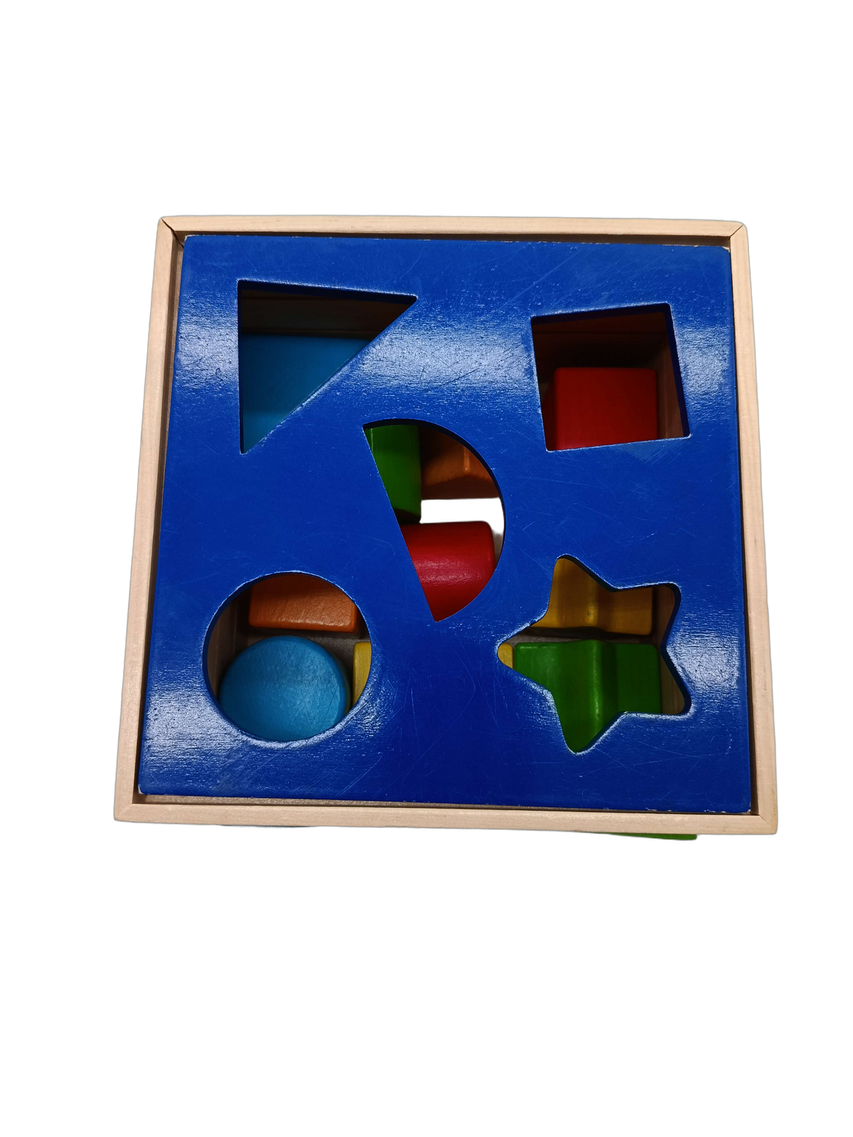 Goki Formen-Sortierbox Holz Steckspiel