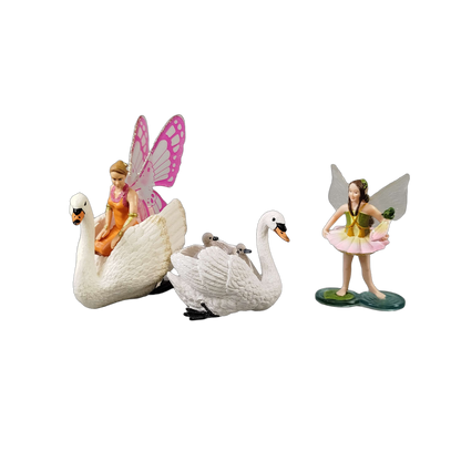 Schleich Bundle Bayala 3 Teile Elfen & Schwäne Figuren