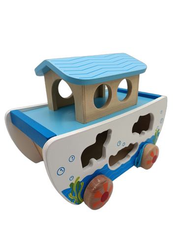 Hape Arche Noah Holz-Steckspiel & Sortierspiel