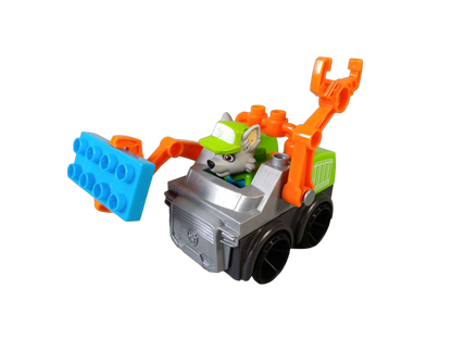 Mega Bloks PAW Patrol Rocky Recycling-LKW mit Greifarm Bauset
