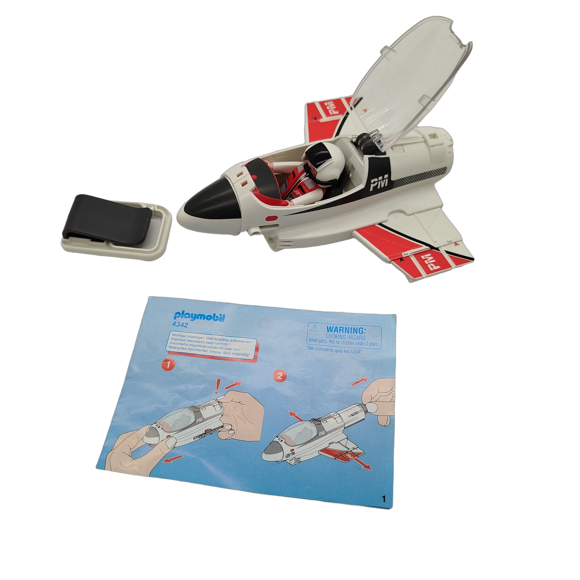 Playmobil Bundle 4342 3655 Set von 2 Jet & Polizei-Quad