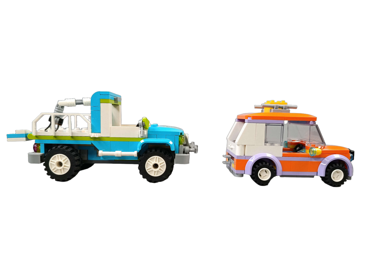 LEGO Bundle Friends Set von 8 Autos, Fahrrad & Spielfiguren