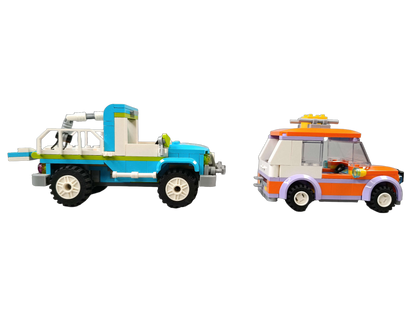 LEGO Bundle Friends Set von 8 Autos, Fahrrad & Spielfiguren