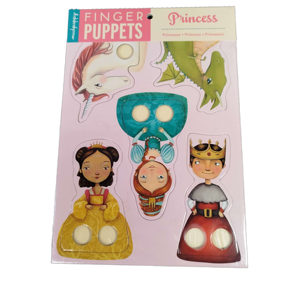 Mudpuppy Bundle Party Animals & Princess Set von 12 Fingerpuppen, Neu