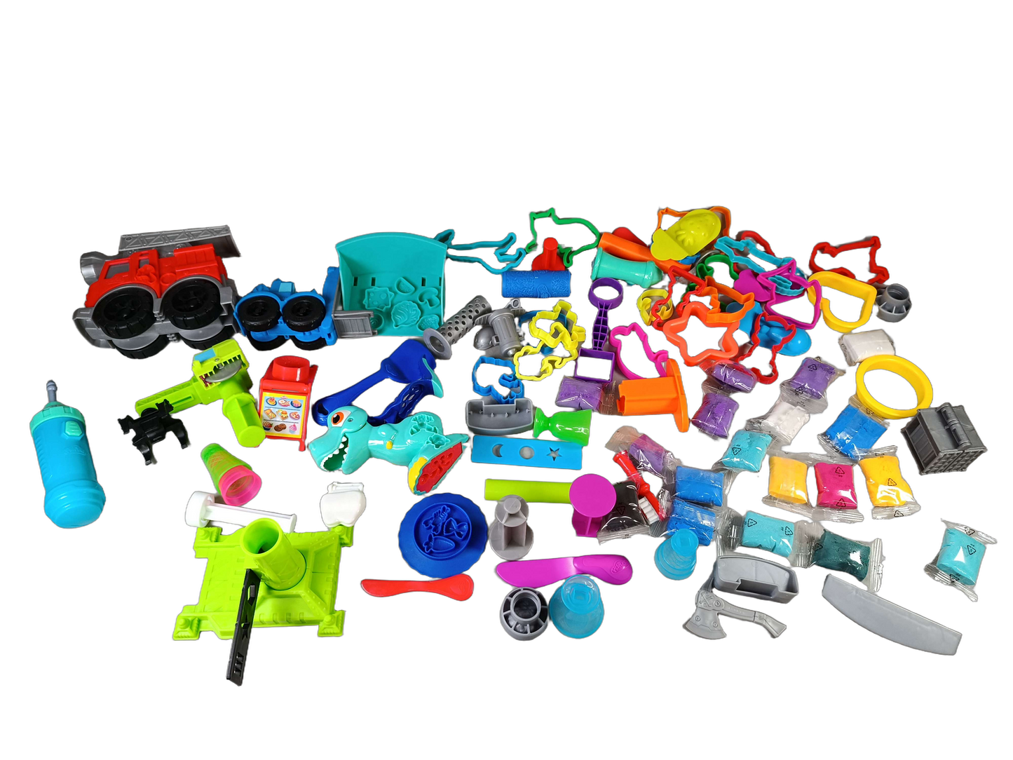 Hasbro Bundle Play-Doh großes Set Knete & Formen Dino & Feuerwehr