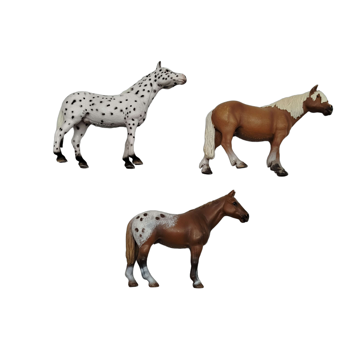Schleich Tiere Bundle Pferde Pinto Friese 5 Teile Tierfiguren