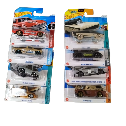 Hot Wheels Bundle Porsche Mazda VW Set von 12 Modellautos, Neu