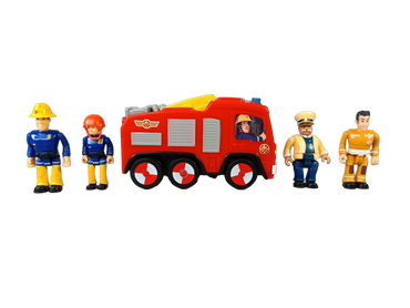 Feuerwehrmann Sam Jupiter Feuerwehrwagen mit Figuren & Zubehör