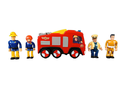 Feuerwehrmann Sam Jupiter Feuerwehrwagen mit Figuren & Zubehör