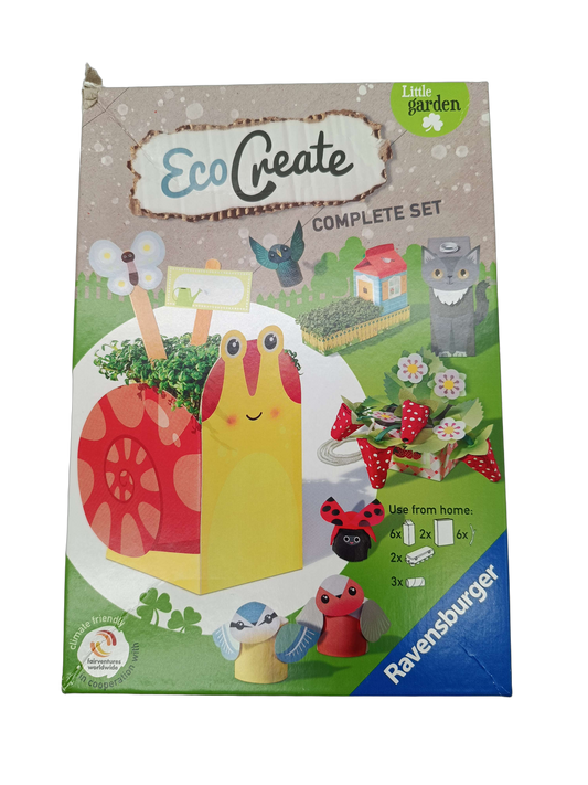 Ravensburger Eco Create Little garden Bastelset, neuwertig