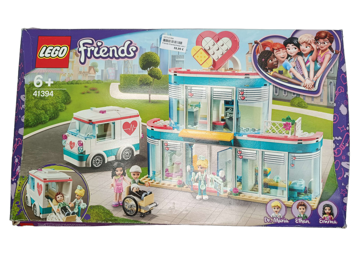 LEGO Friends 41394 Heartlake City Krankenhaus Bauset, ab 6 Jahre