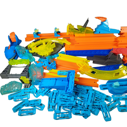Mattel Bundle Hot Wheels City Set Rennbahn Zubehör Streckenteile