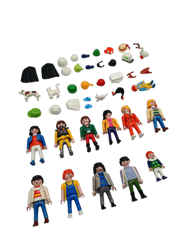 Playmobil Bundle Vintage großes Set Menschenfiguren, Tiere & Zubehör